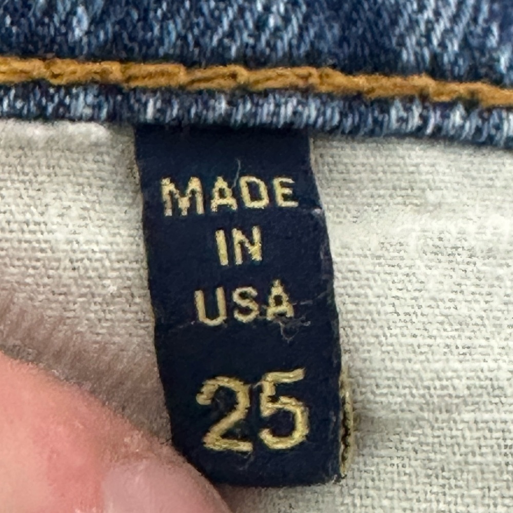 Ramy Brook Rosie Boyfriend Jeans Embroidered‎ Stripe Size 25 Boho Distress Denim - Picture 11 of 16
